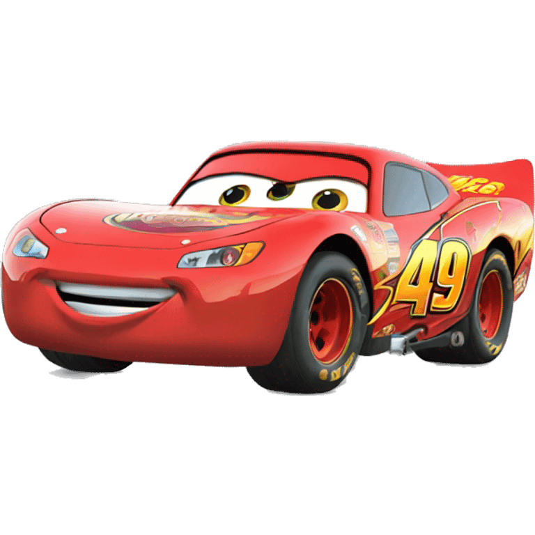 lightning mcqueen saying kachow emoji