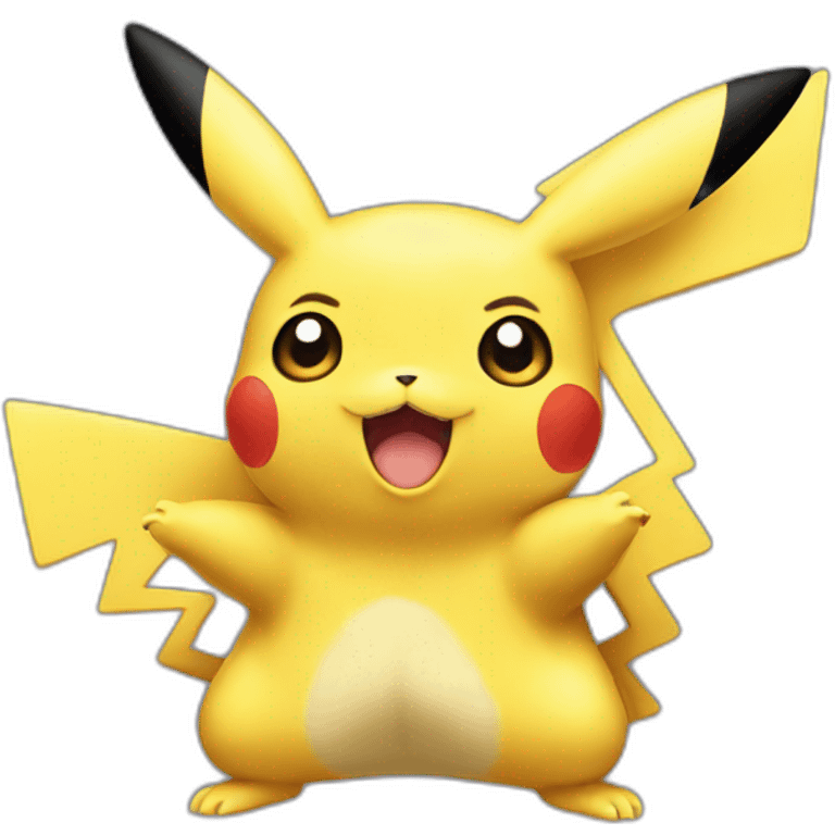 Tete de pikachu emoji