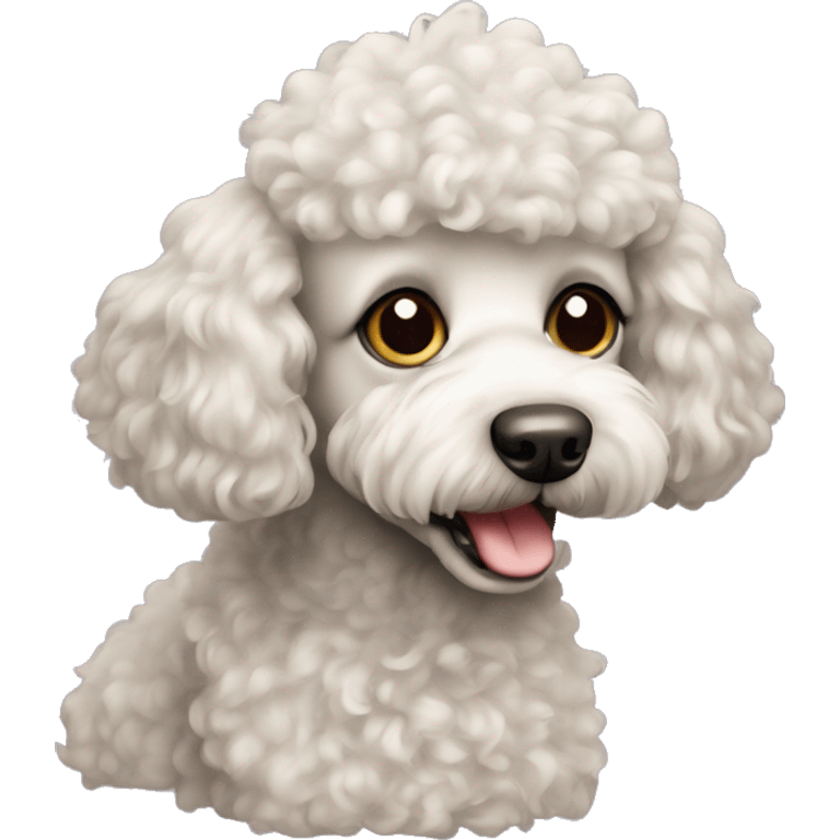 Dog poodle emoji