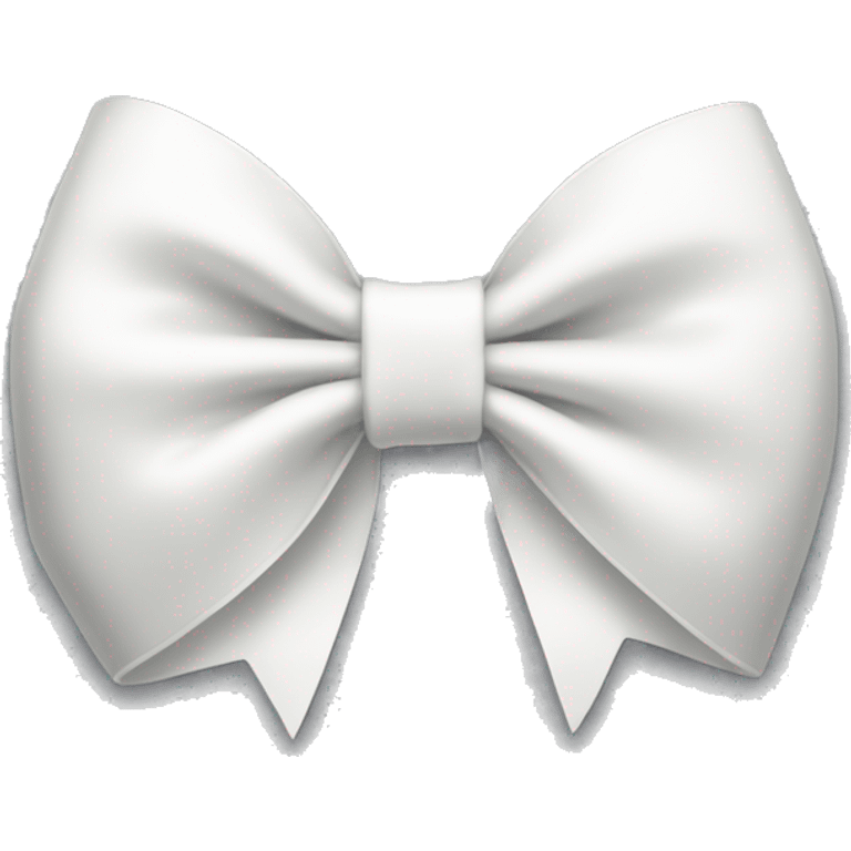 White bow just like apples  emoji