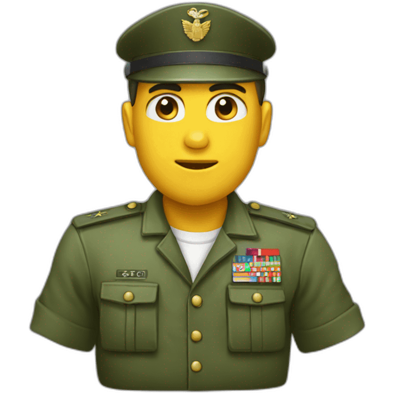 Buzo saludo militar  emoji