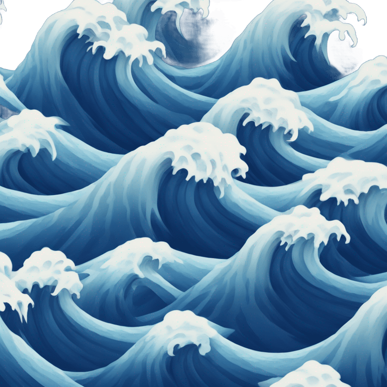 Ocean waves emoji