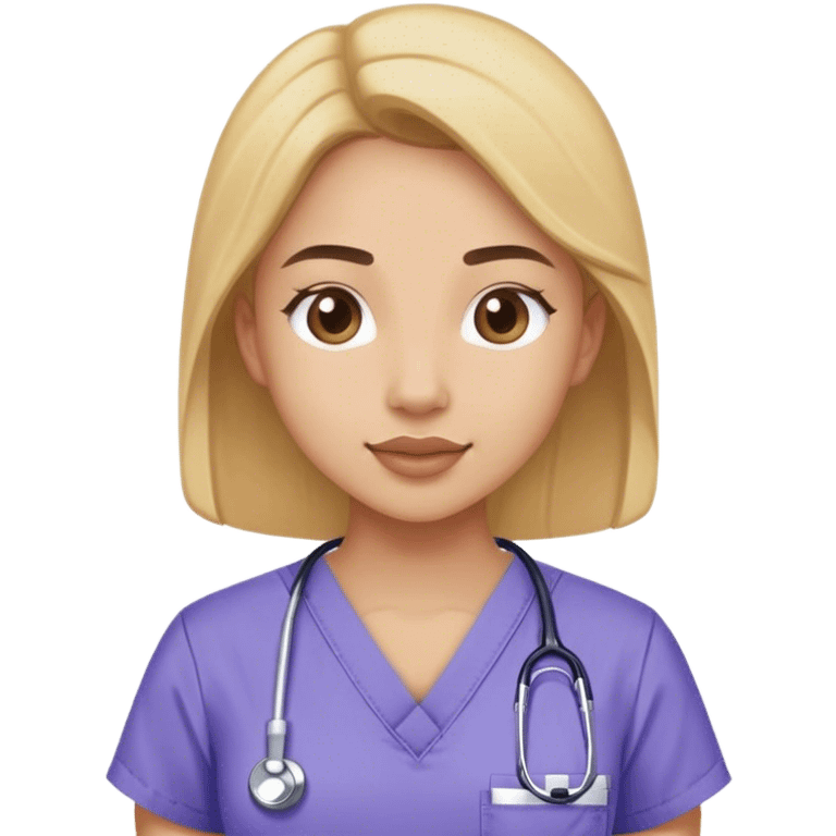 Sydney in scrubs  emoji