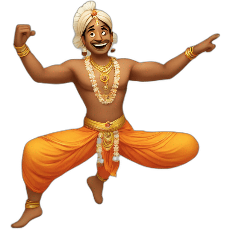 indian man dancing emoji