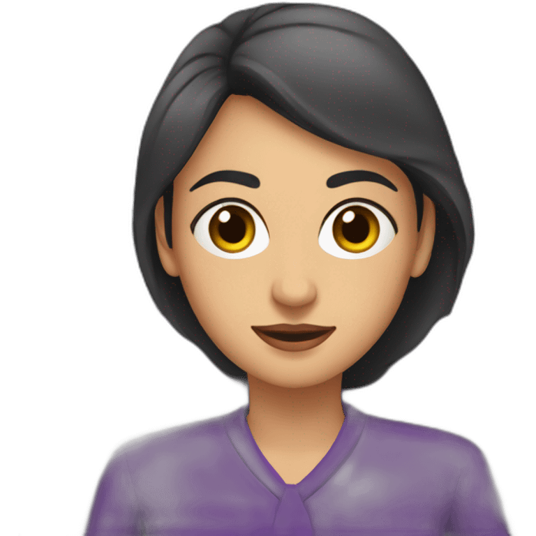 Armenian women in purple clothing in the bus emoji