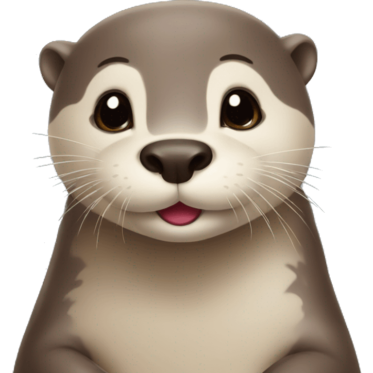 otter in love emoji