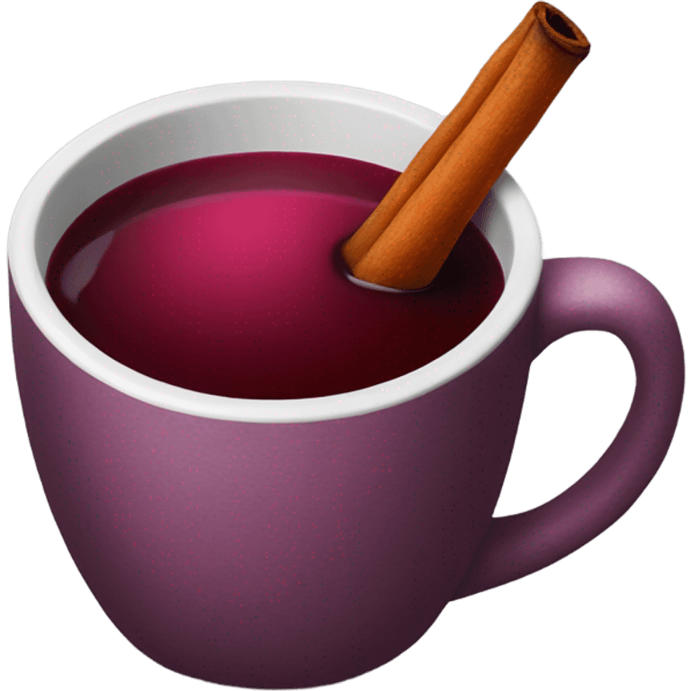 Mulled wine in a mug emoji