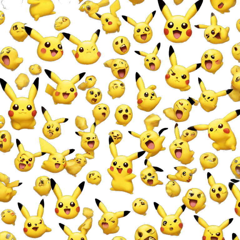 pikachu surprised face  emoji