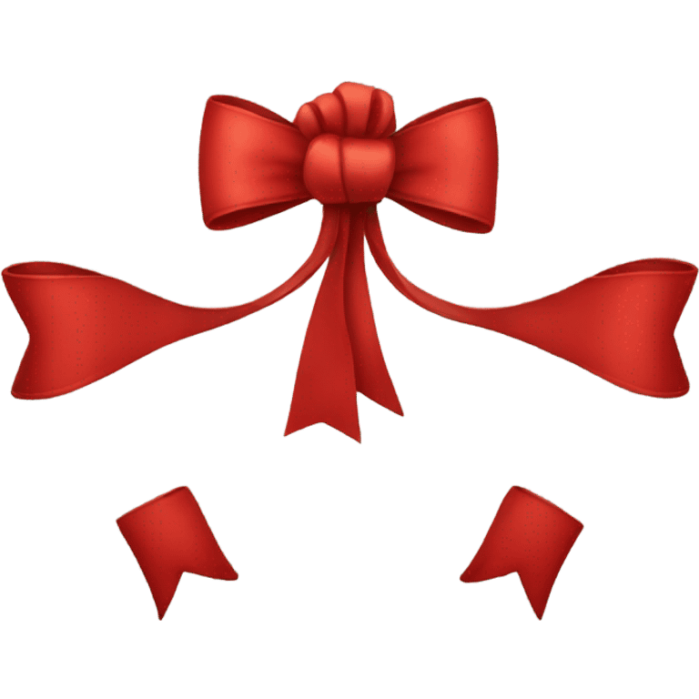 Red bow emoji