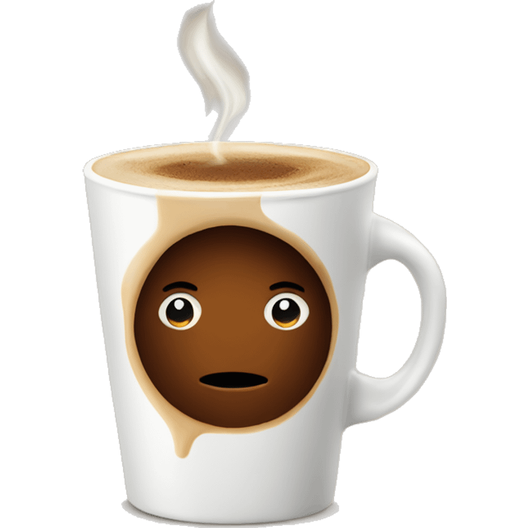 Coffee this milk in nice cup emoji