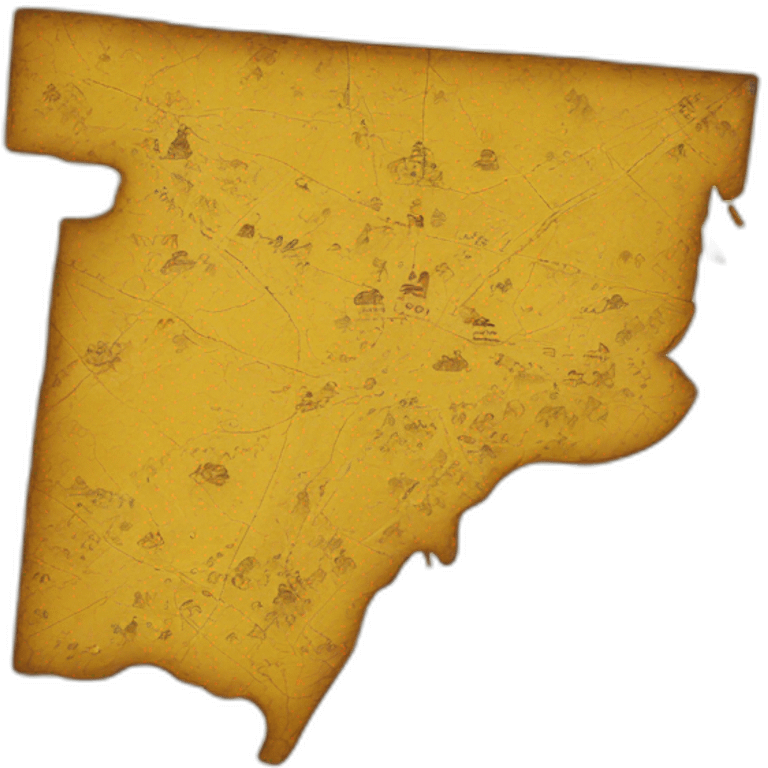 old yellow map emoji