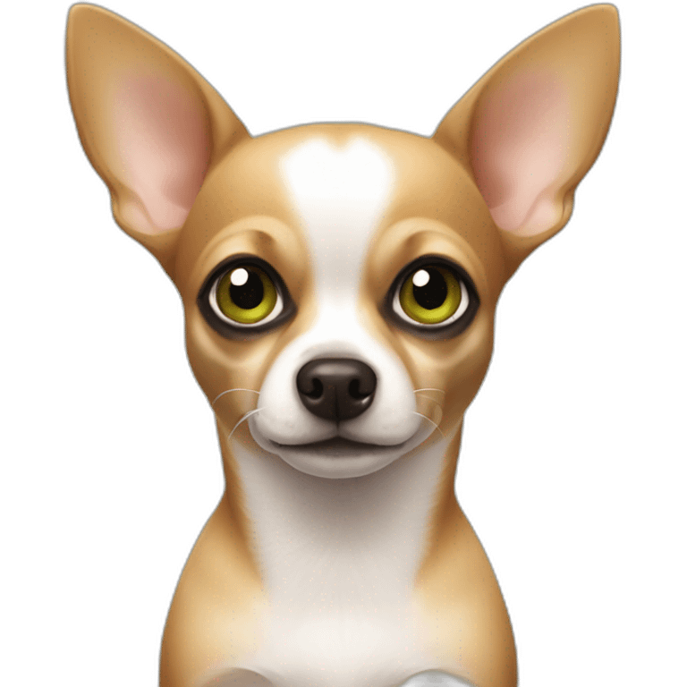 Chihuahua brun yeux verts emoji