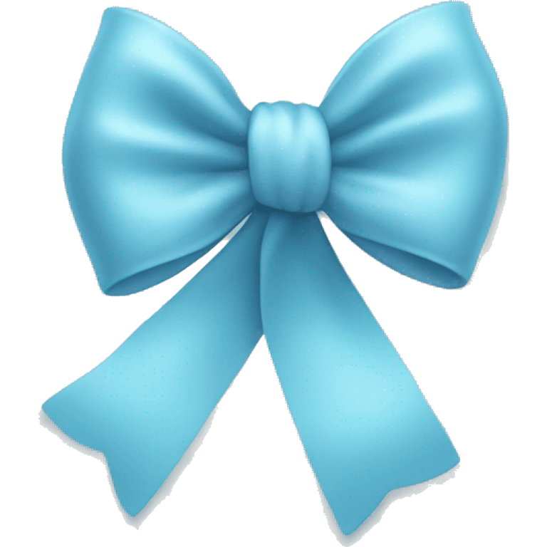 Light blue bow  emoji