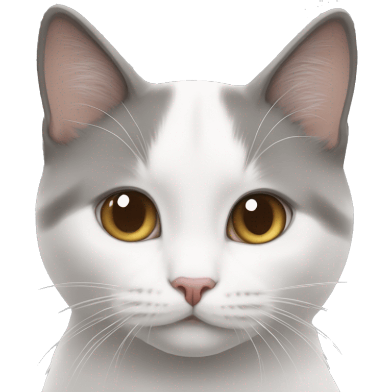 whopper and white/gray munchkin cat emoji