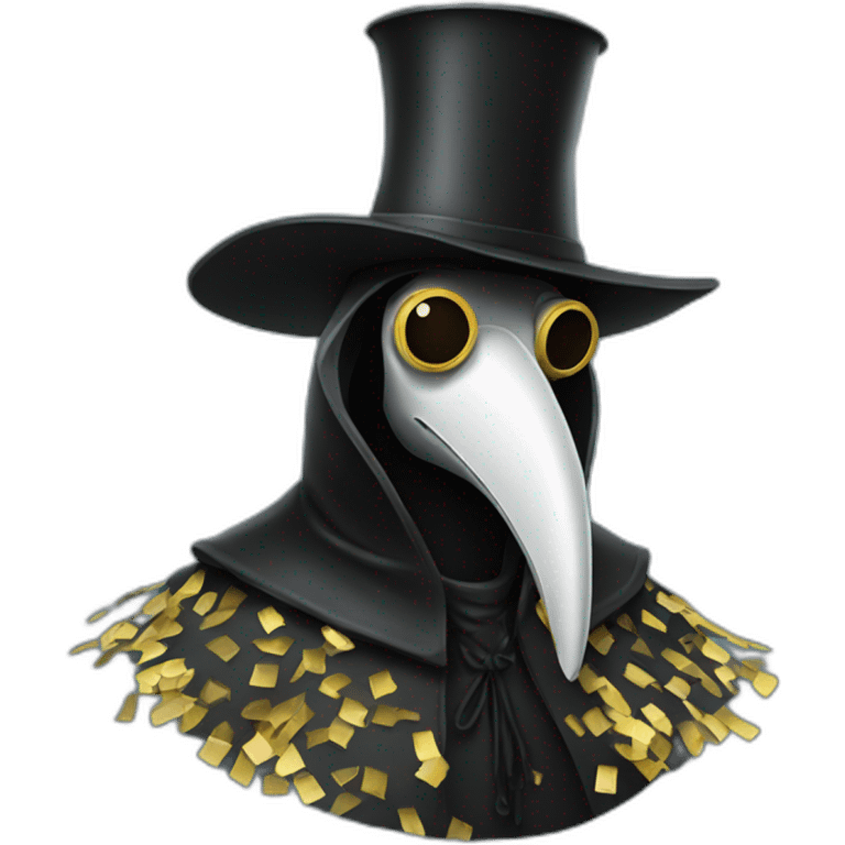 confetti plague doctor emoji