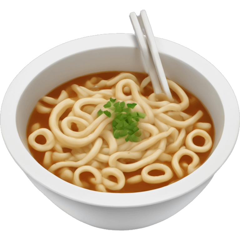 cold bean-soup noodles emoji