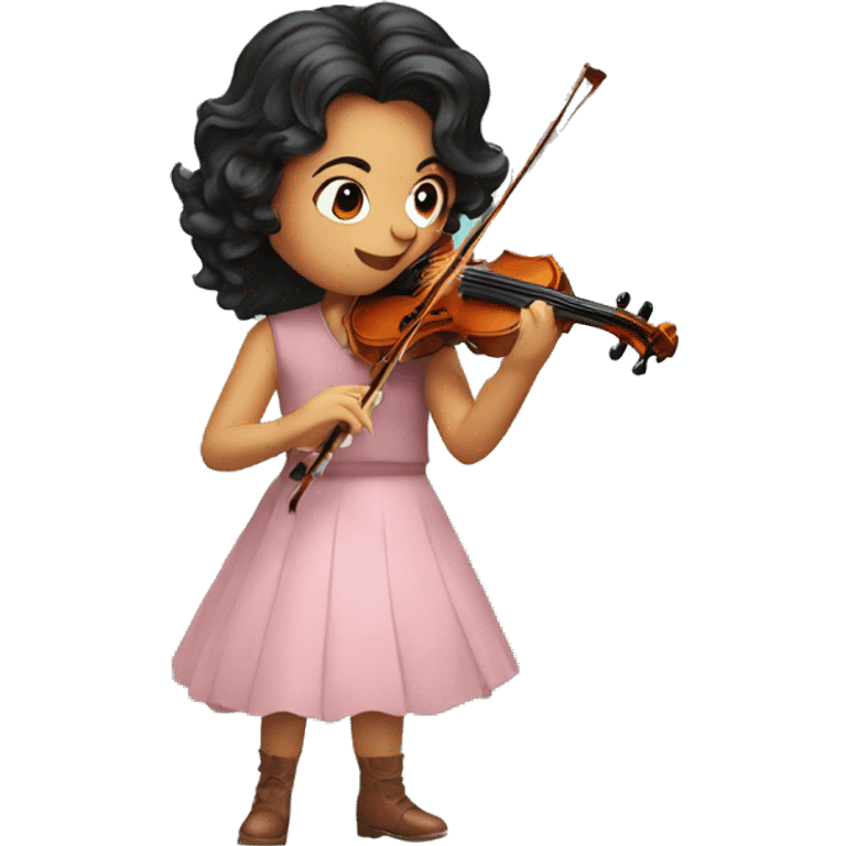 Violinista morena emoji