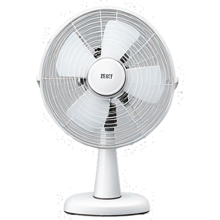 Cute white classic Stand fan emoji