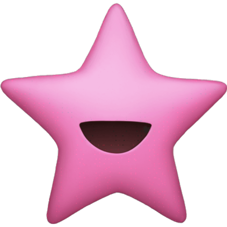 faceless pink star emoji