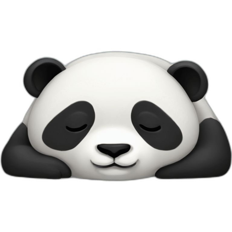 Panda sleep emoji