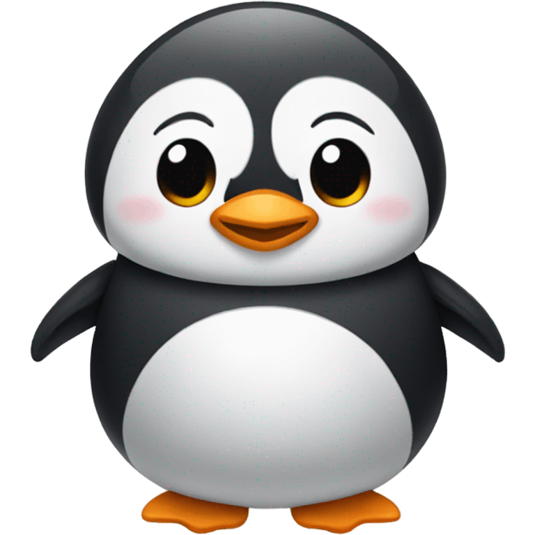 Cute penguin emoji