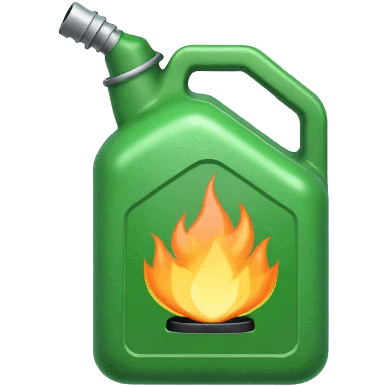 GREEN gas can emoji