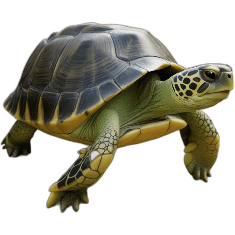 Une tortue qui boit emoji