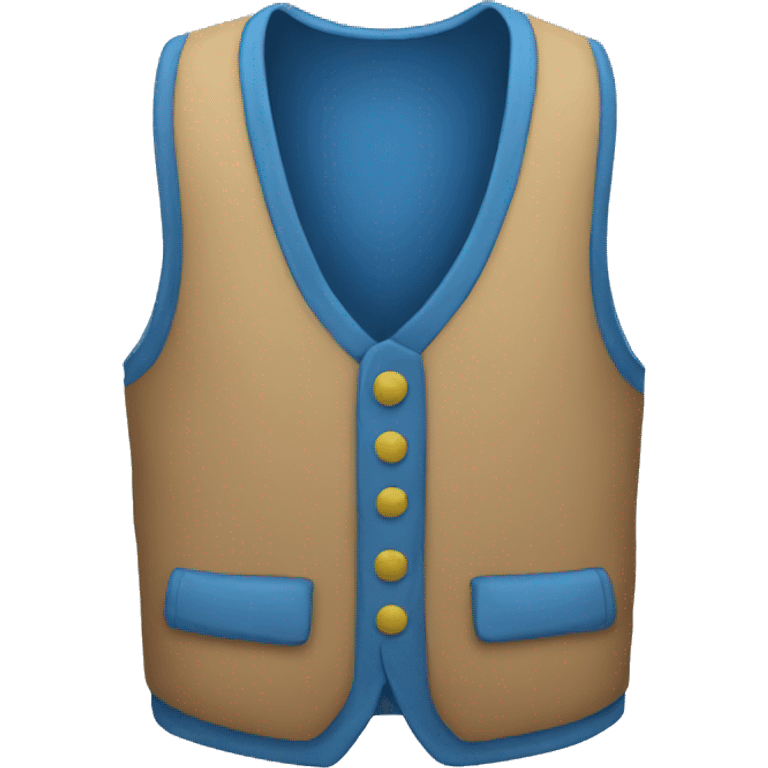 blue vest emoji