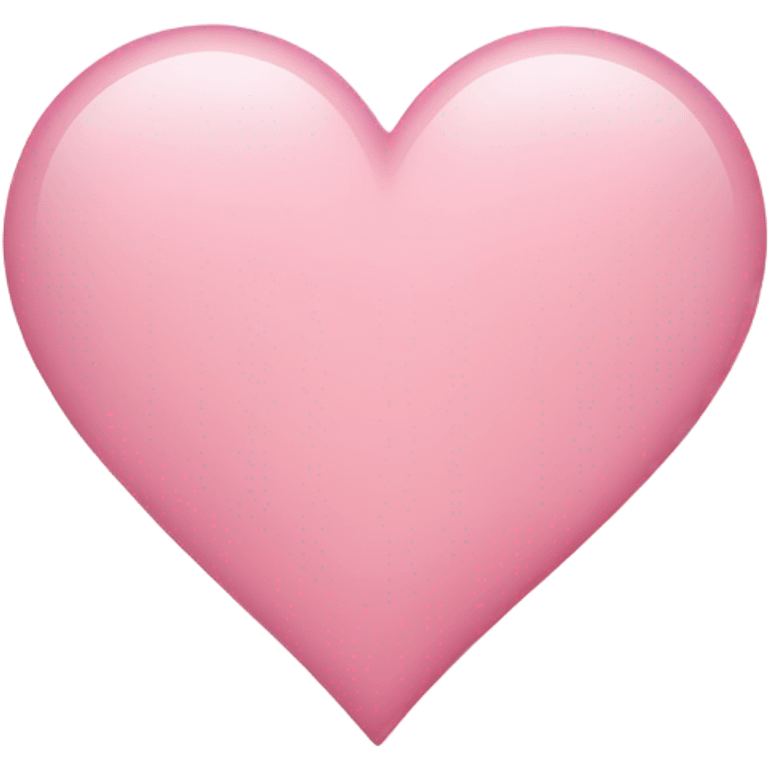 Light pink heart emoji