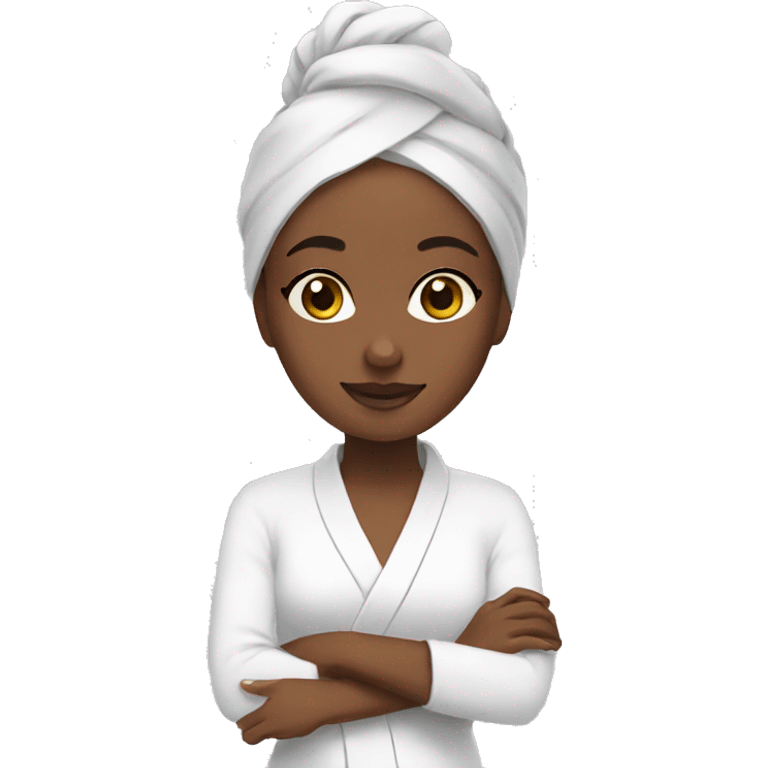 Girl spa day emoji