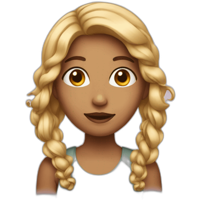 a girl emoji