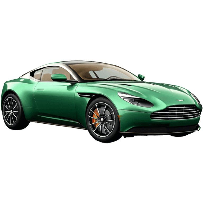 Aston Martin DB11 - Aston Martin (Model Year: 2022) (Iconic colour: Green) emoji