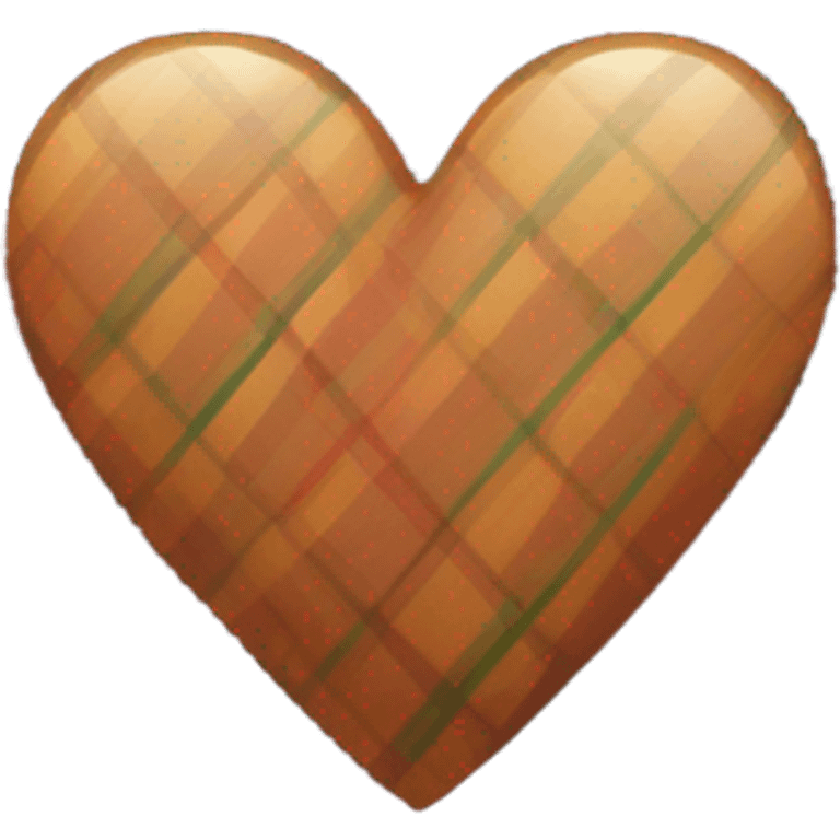 Scotland plaid heart emoji