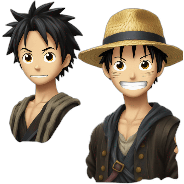 law and luffy emoji