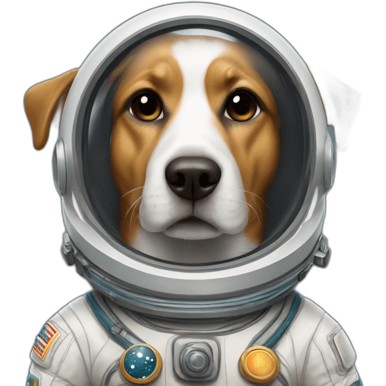 dog in a spacesuit emoji