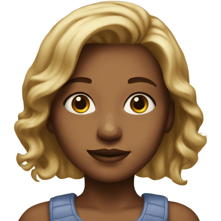 realistic portrait of girl emoji