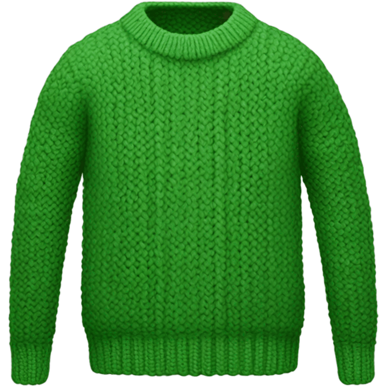 green knitted jumper emoji