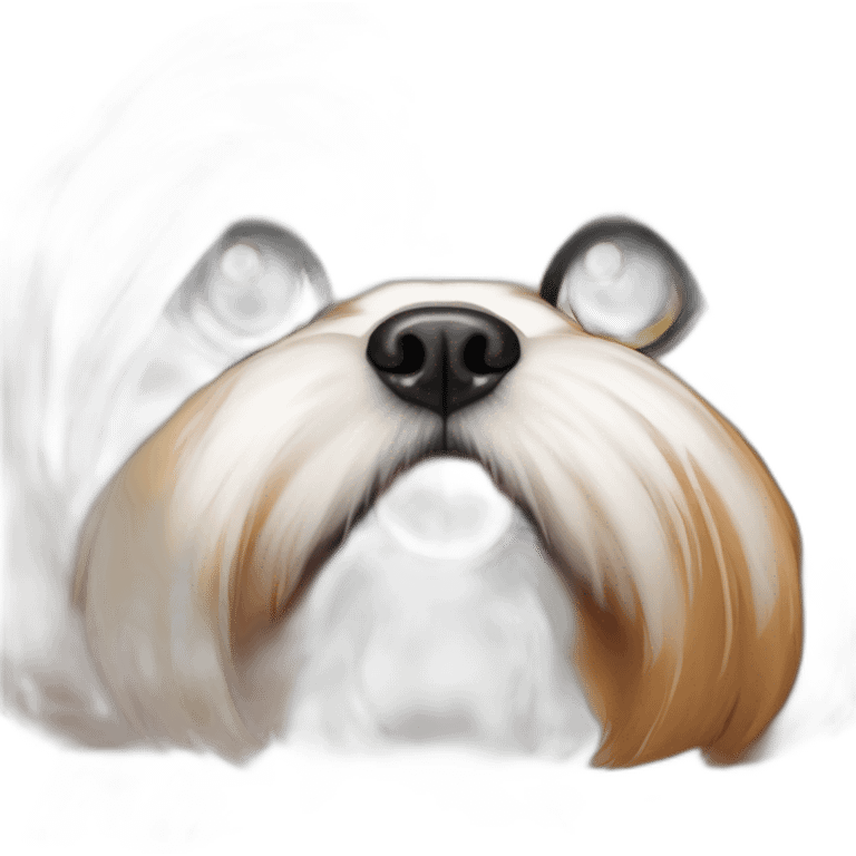 caramel shih tzu emoji