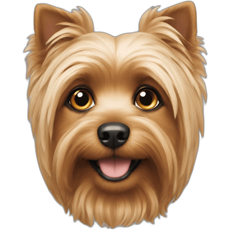 Perro yorkshire emoji