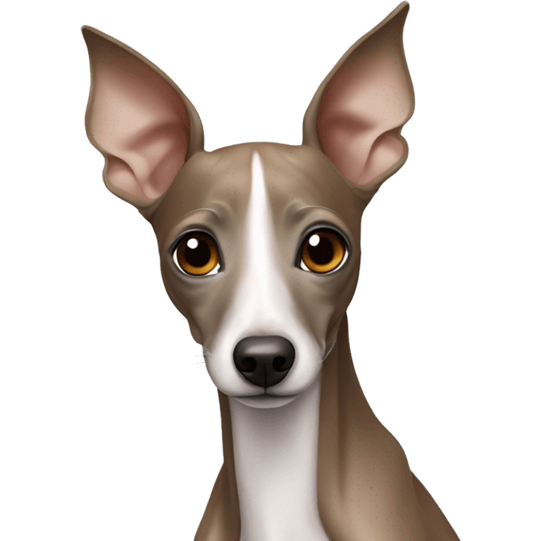 Fawn Italian greyhound emoji