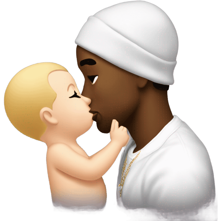 P diddy kissing a baby emoji