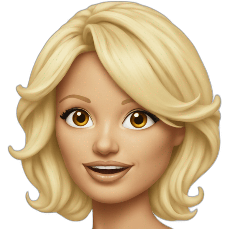 pamela anderson hyperrealistic emoji