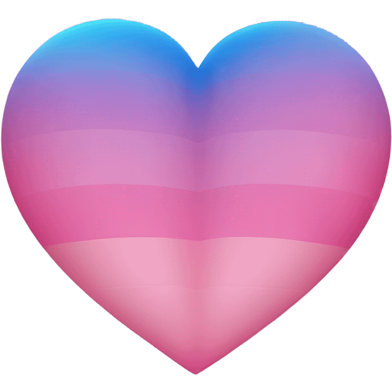 Pink and blue heart emoji