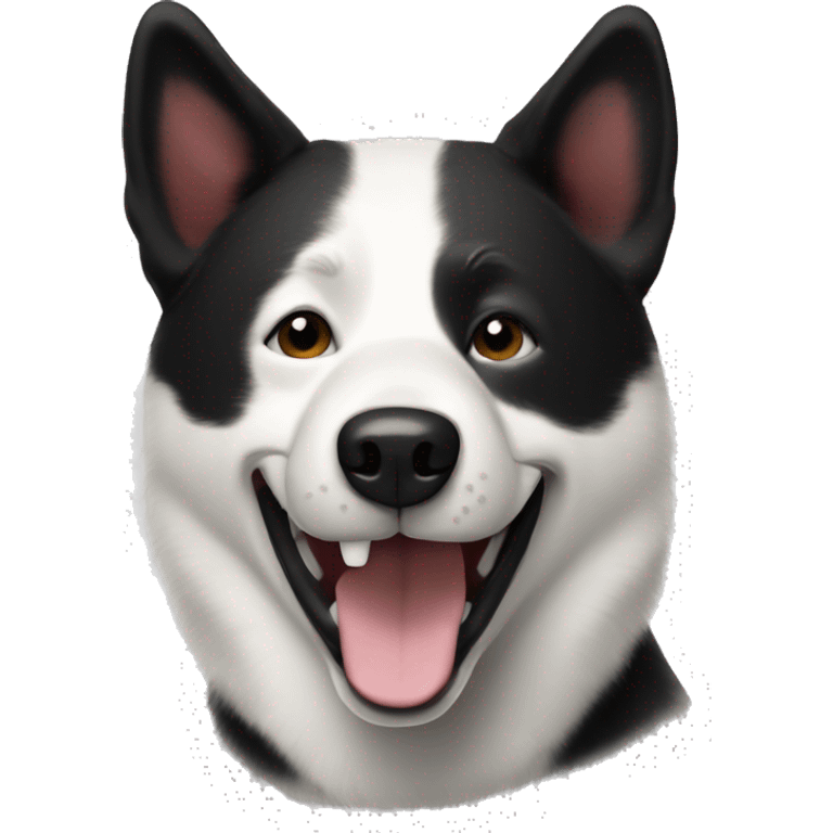 Karelian bear dog smiling  emoji