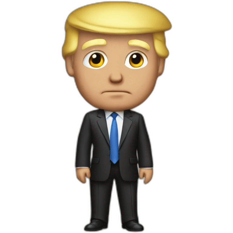 Trump on the justice court emoji