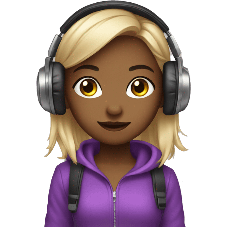 dj cute girl emoji