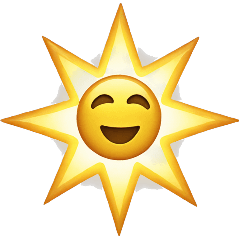 Radiant star emoji