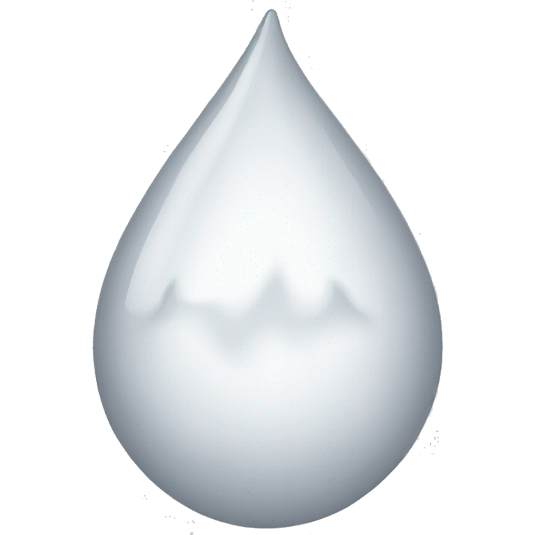 White drop emoji