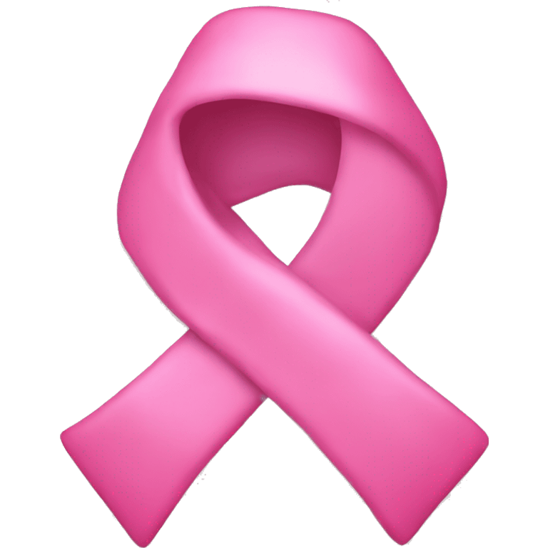 breast cancer pink ribbon emoji