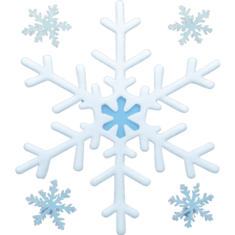 christmas snowflake emoji